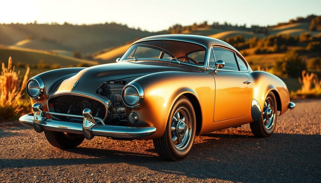 A-detailed-technically-advanced-image-of-the-origins-of-hybrid-technology.-A-gleaming-vintage-1024x585 Quelle a été la première voiture hybride ?