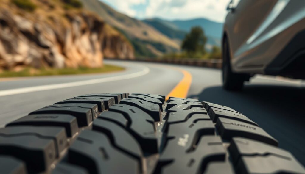 Image-de-pneus-Kumho-Solus4S-HA32-sur-une-route-1024x585 Quelles sont les meilleures marques de pneus 2025 : que choisir ?