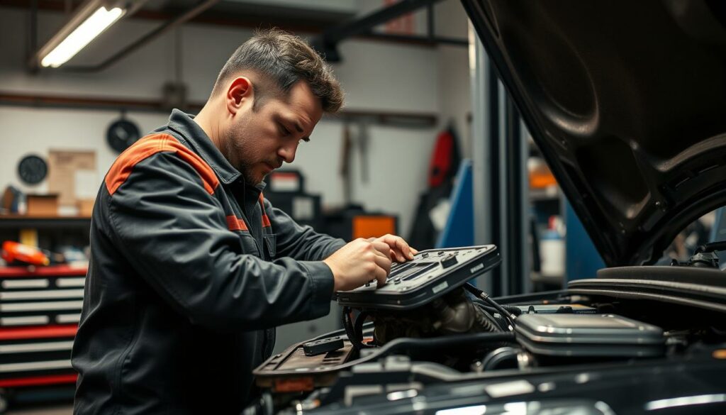 Image-dun-mecanicien-effectuant-une-reparation-de-joint-de-culasse-1024x585 Pourquoi de la fumée blanche sort du pot d’échappement de ma voiture ?