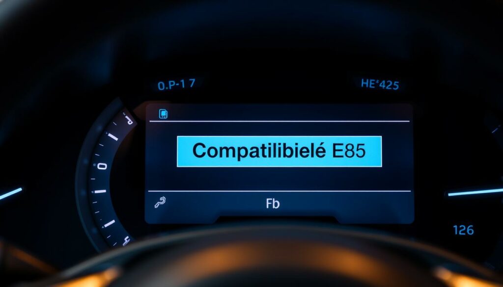 A-detailed-automobile-dashboard-display-showing-the-Compatibilite-E85-indicator-with-a-clear-1024x585 Quelles sont les voitures qui fonctionnent au superéthanol (E85) ?