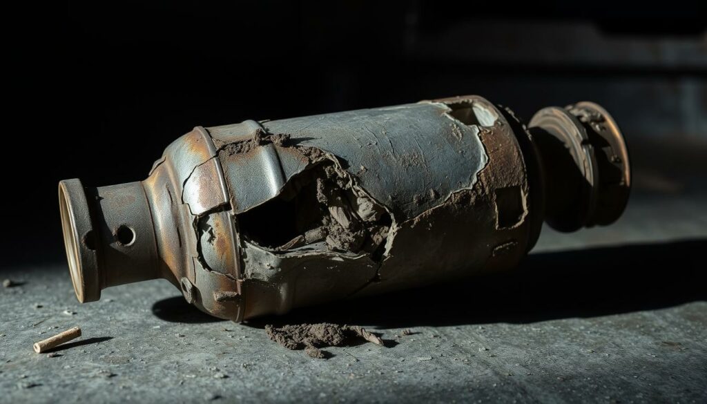 A-malfunctioning-car-catalytic-converter-its-surface-heavily-corroded-and-discolored-with-a-1024x585 Localisez votre catalyseur de voiture