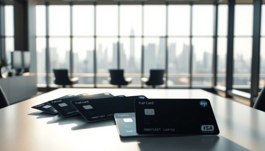 A-professional-corporate-fleet-management-scene-with-fuel-cards-at-the-center.-In-the-1024x585 Gestion de flotte professionnelle : Les avantages des cartes carburant