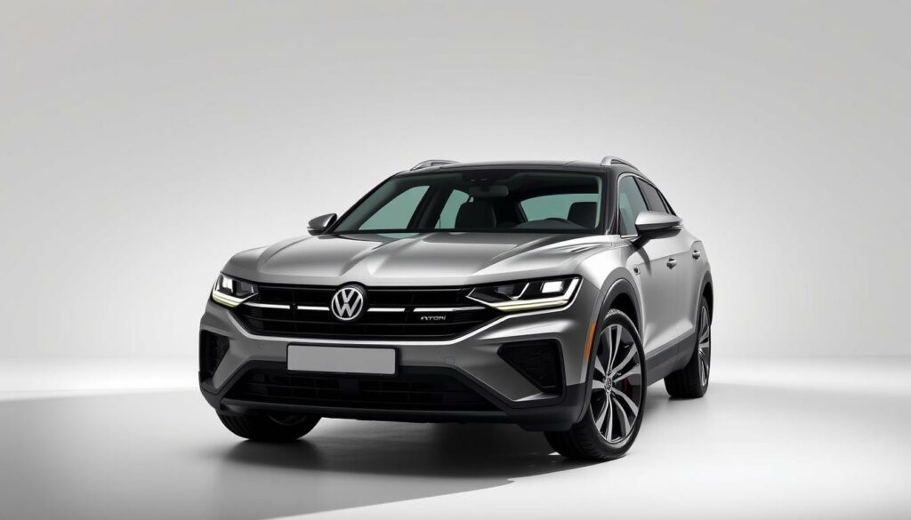 A-sleek-and-dynamic-Volkswagen-Tayron-showcased-in-a-well-lit-studio-setting.-The-vehicle-is-1024x585 ESSAI VOLKSWAGEN TAYRON : LE CONFORT POUR TOUTE LA FAMILLE !