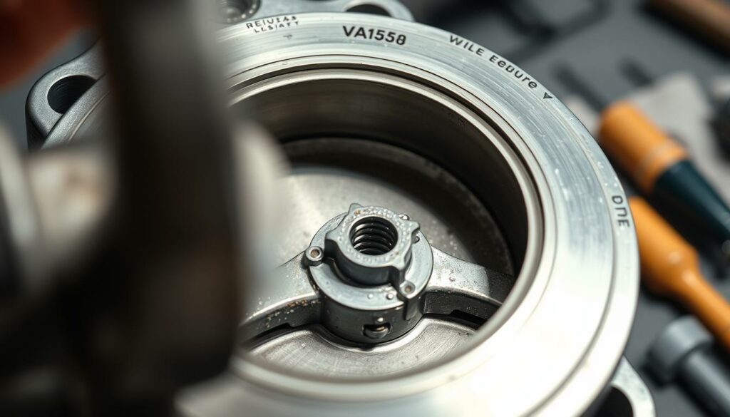 Detailed-close-up-of-a-butterfly-valve-housing-being-carefully-cleaned.-The-valve-housing-is-1024x585 Nettoyer le boîtier papillon en 4 étapes simples